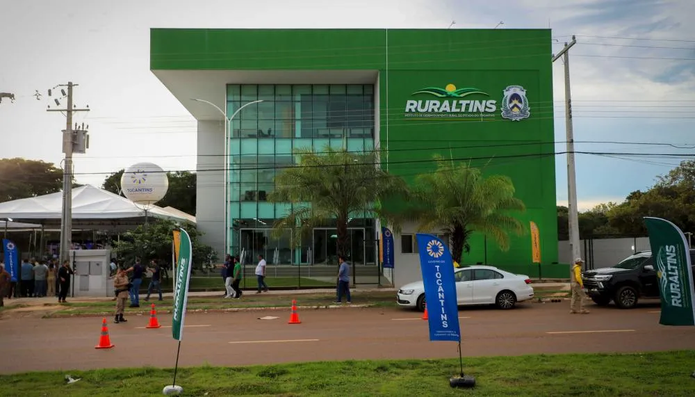 Nova sede do Ruraltins tem 46 salas e estrutura moderna para atender técnicos e produtores.