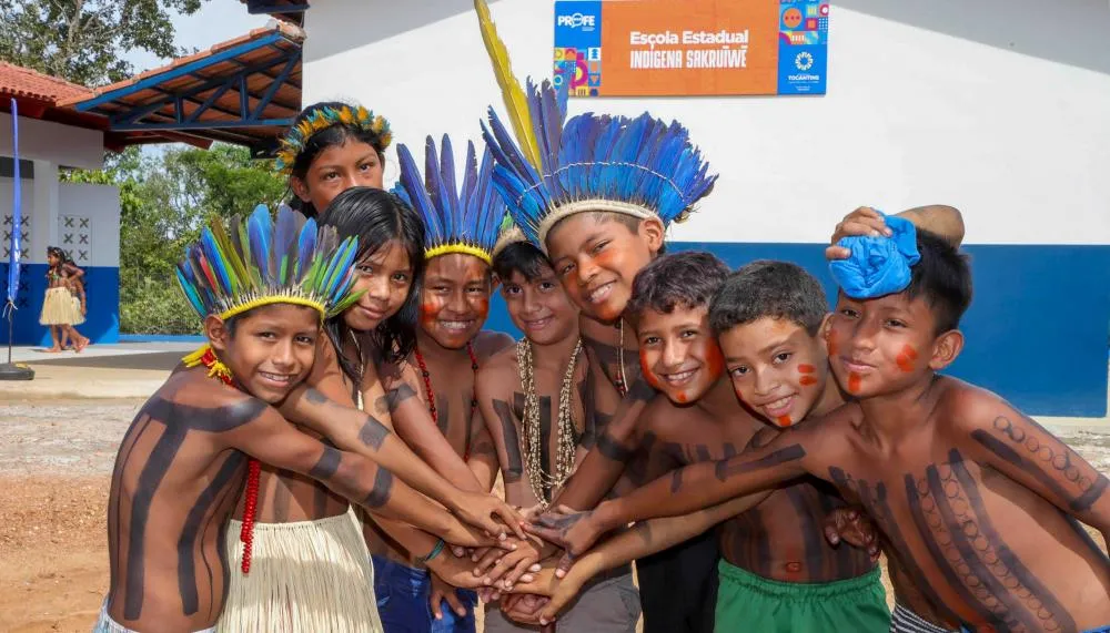 Governo do Tocantins investiu mais de R$ 1,9 milhão em obras de reforma e ampliação das escolas estaduais indígenas, incluindo a Sakruiwẽ, localizada na Aldeia Funil. 