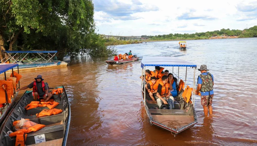 Além da travessia por voadeiras, outras ações já foram adotadas para garantir segurança e mobilidade na região do Bico do Papagaio.
