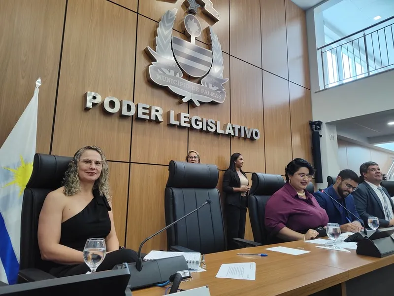 A audiência pública realizada na Câmara de Vereadores de Palmas. 