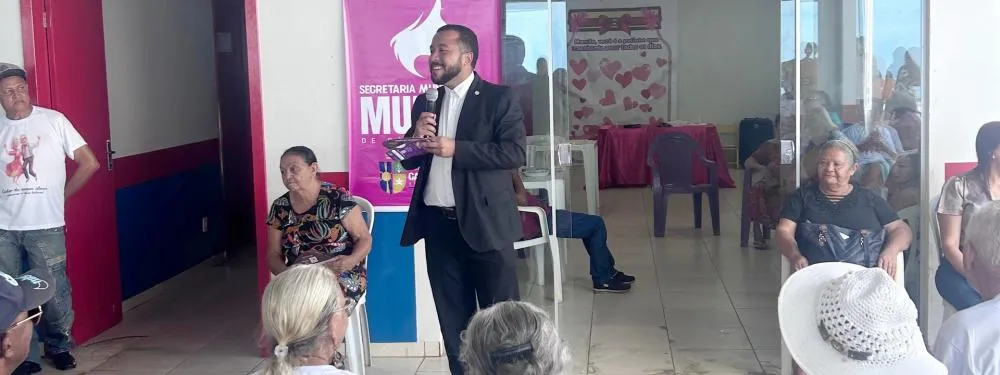 Promotor de Justiça Matheus Eurico Borges Carneiro representa MPTO em eventos com foco no combate à violência contra as mulheres.