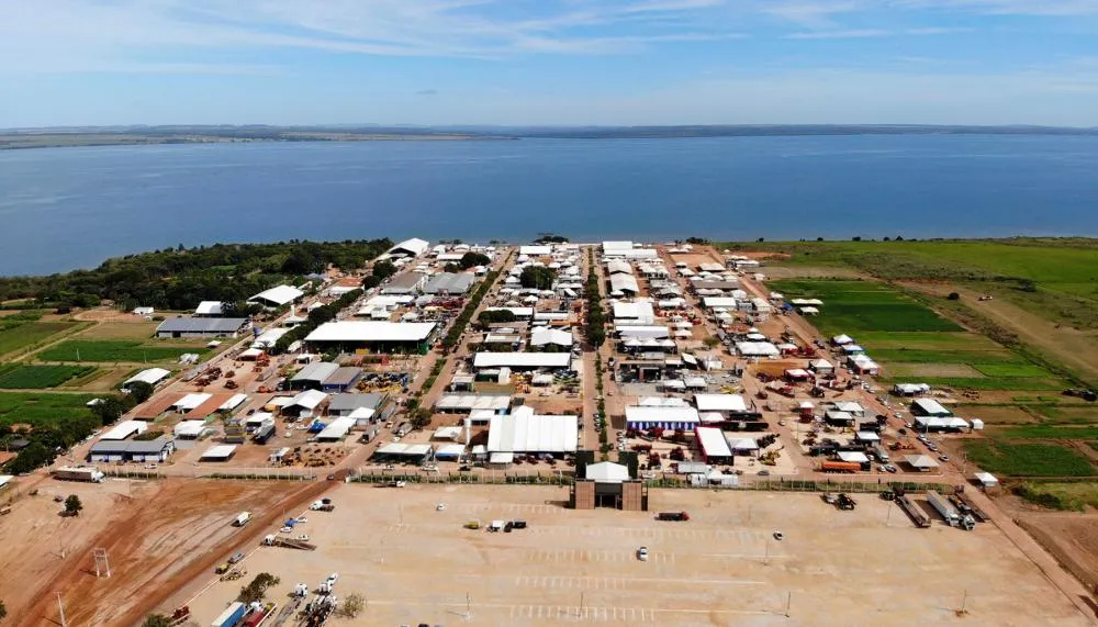 Vista aérea do parque da Agrotins pronto para receber os visitantes a partir desta terça-feira, 13, em Palmas.