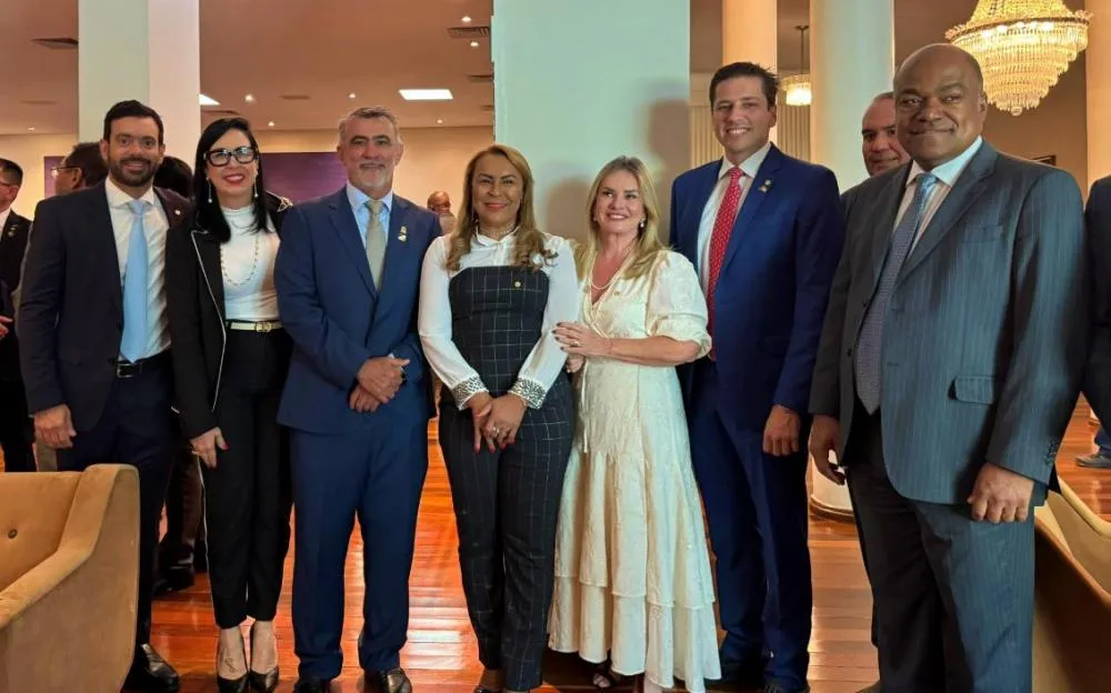 Amélio e Olyntho com Tia Ju (RJ), presidente da UNALE.