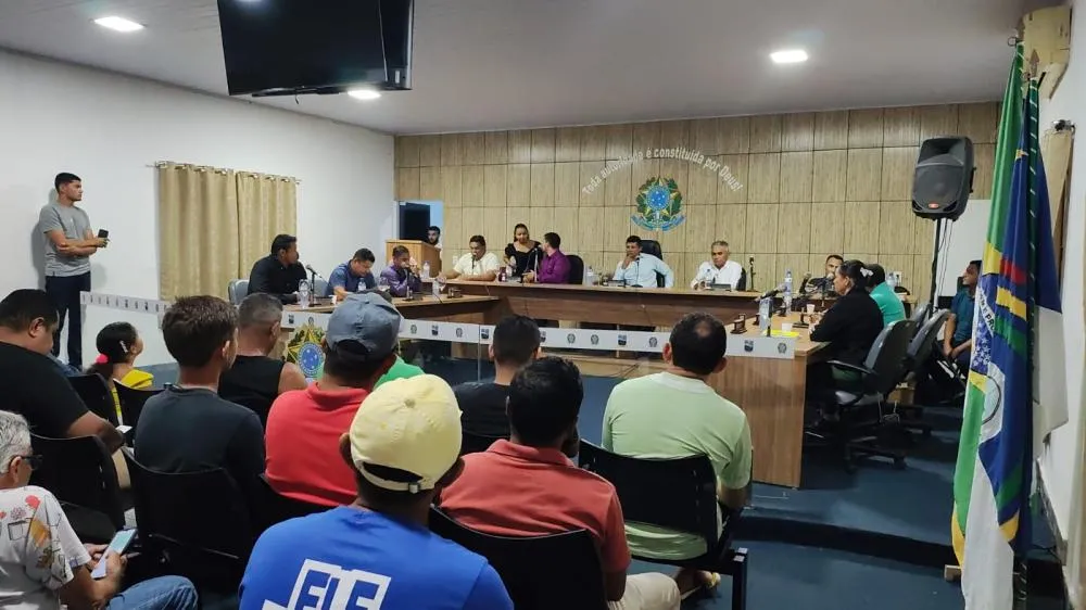 Câmara de Goiatins durante sessão da última sexta-feira,22.