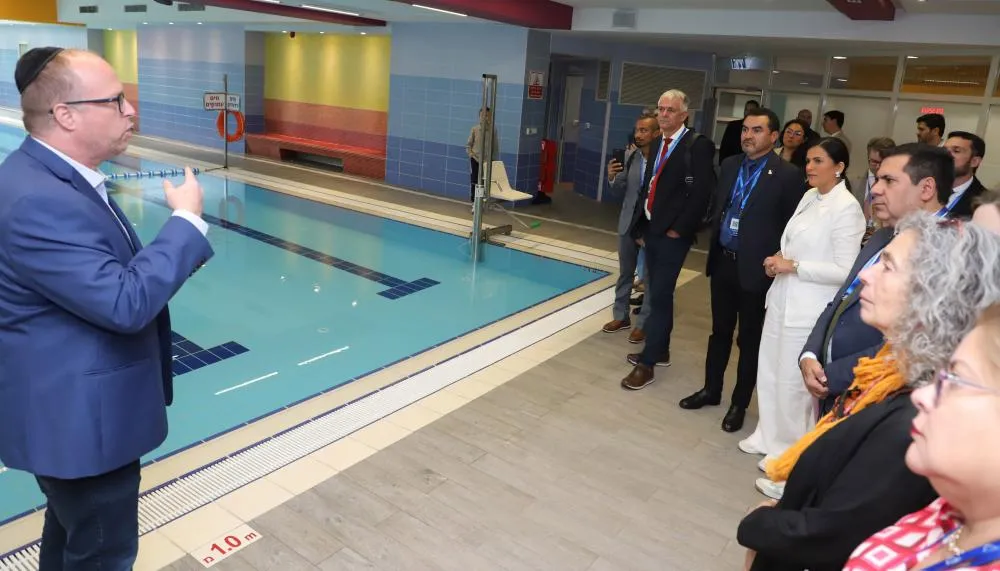 A equipe tocantinense conheceu a estrutura do Instituto Shalva, preparada para a realização de atividades esportivas e terapêuticas.