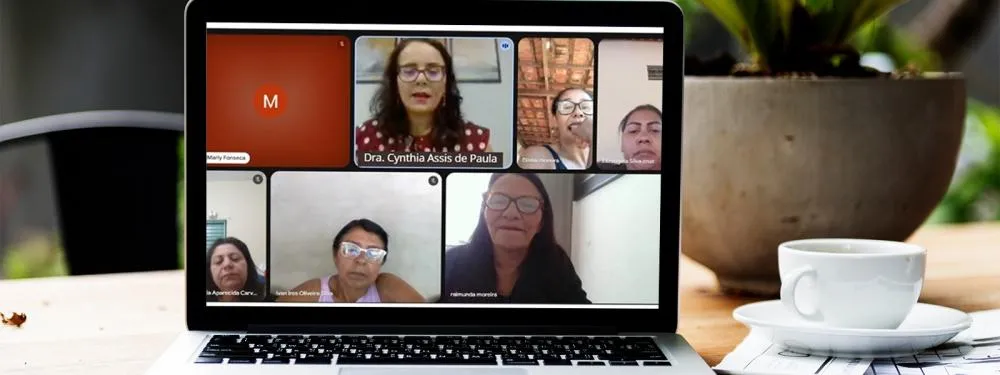 Encontro ocorreu de forma online 