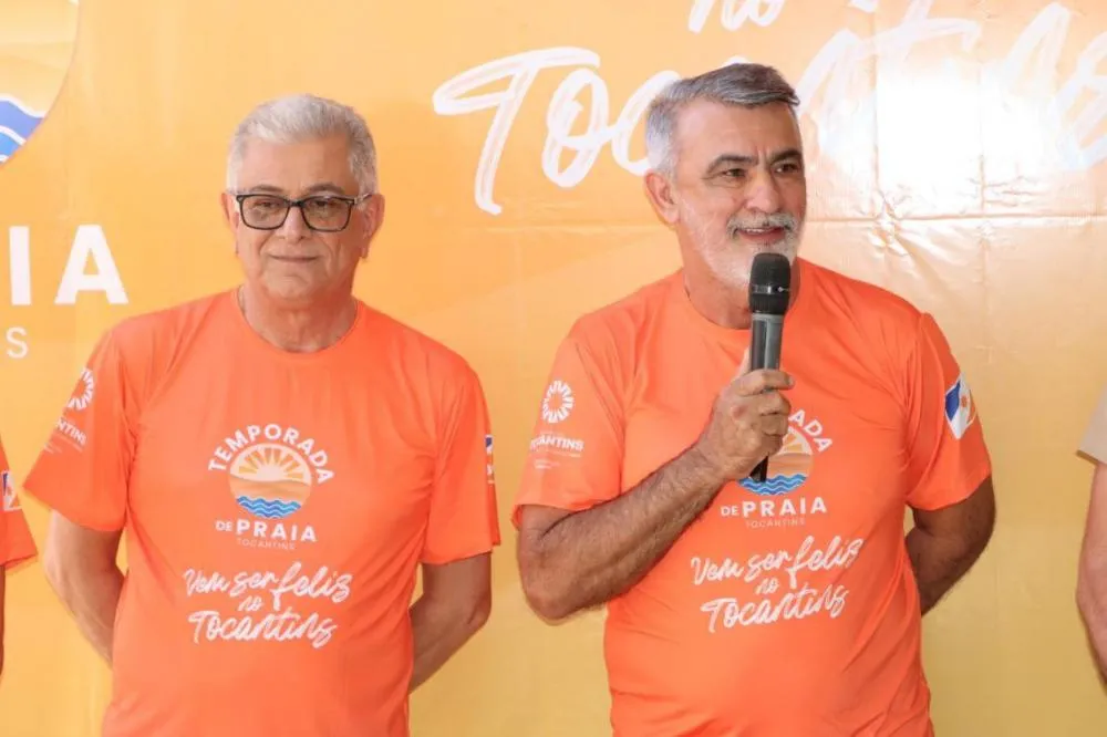 Amélio celebrou o pagamento das emendas para fortalecer o turismo durante evento da Setur. Foto-Mazim Aguiar/Setur Tocantins