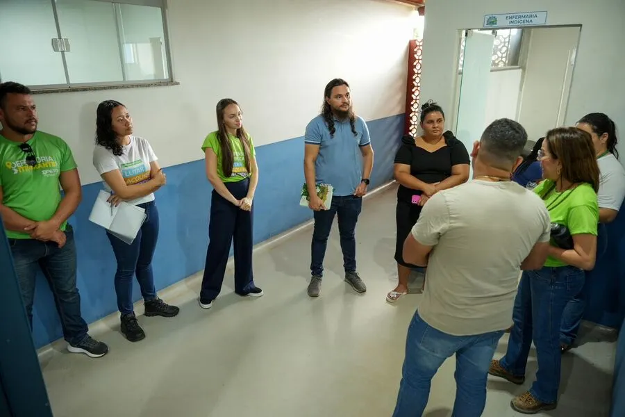 Vistoria no Hospital de Itacajá visitou várias alas da unidade hospitalar.