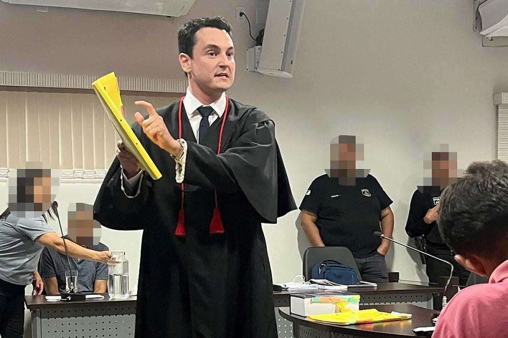 Promotor de Justiça Rogério Rodrigo Ferreira Mota, integrante do Núcleo do Tribunal do Júri do MPTO. 