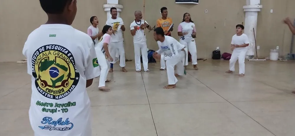 Grupo de Capoeira Senzala Grande, Professor Odair Brito (Mestre Navalha) – Foto: Redação Notícia Tocantins