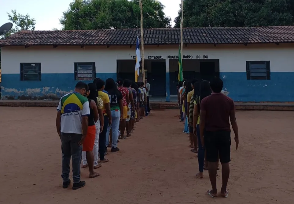 Escola Estadual Indígena Morro do Boi Município de Itacajá, Foto- Redação Notícia Tocantins.