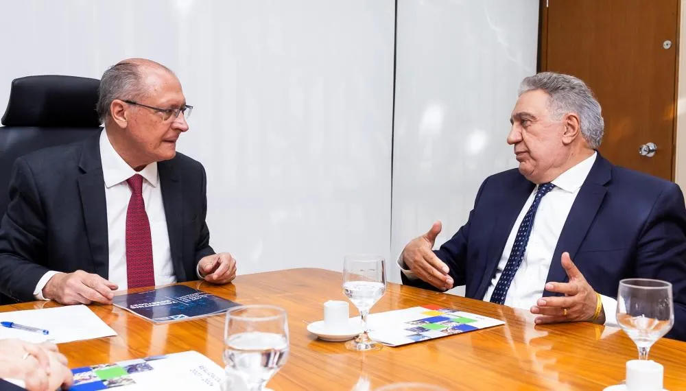 Governador Laurez Moreira agradeceu o apoio do vice-presidente Geraldo Alckmin na realização dos novos estudos geoeconômicos do país.