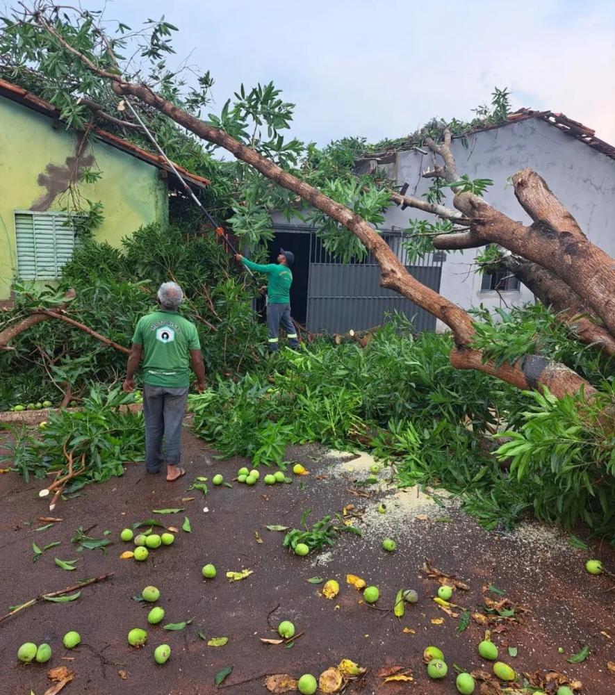 casa atingida em Guaraí, Foto- Marcelo Gris.