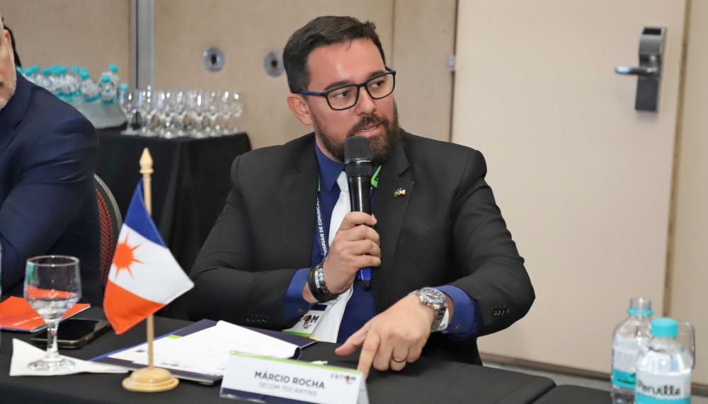 Marcio Rocha destaca a importância do evento, pois proporciona um diálogo entre outras unidades federativas no debate em busca de uma gestão de resultados na comunicação pública
