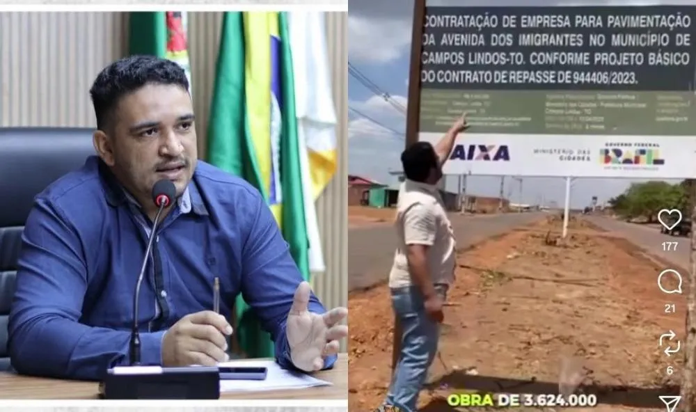 Foto: Montagem / Divulgação Redação Notícia Tocantins.