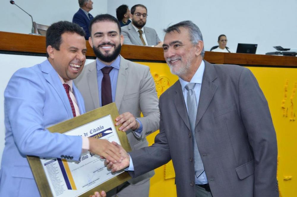 Secretário de Educação recebe título de Cidadão Tocantinense, Foto- Reprodução Aleto.