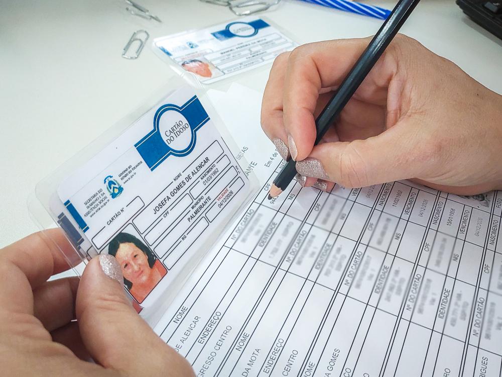 Setas é responsável pelo processamento dos dados e pela emissão do Cartão de Idoso, após o envio dos cadastros por parte dos municípios