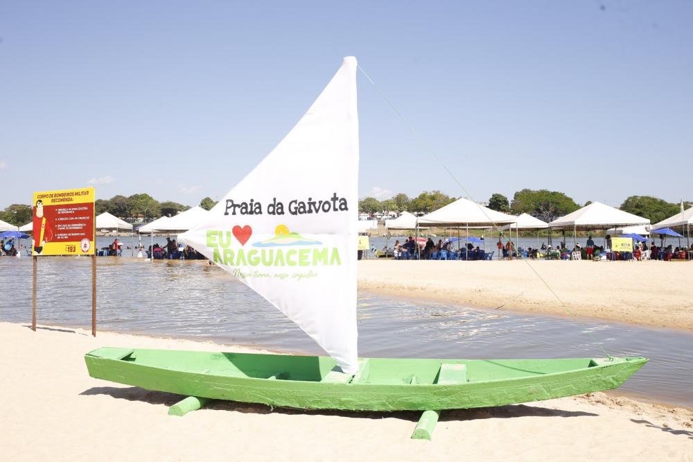 Praia de Araguacema representa o turismo de Sol e Praia no Tocantins 